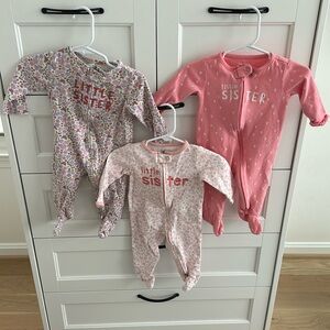 Carter’s 6M Sleep & Play Outfits